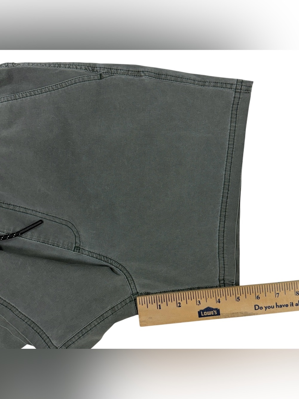 Bear Bottom Volley Shorts Men Medium Green 5.5 Elastic Waist Chino Casual Preppy - Picture 7 of 9